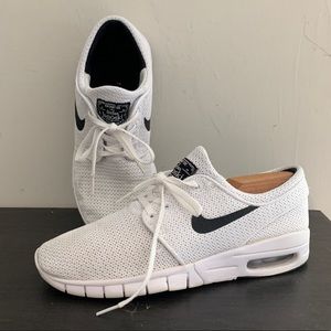 Nike SB Janoski Air Max 2 White & Gum Skate Shoes